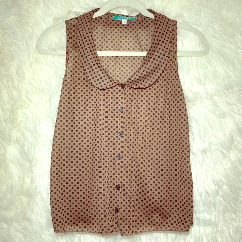 ❄️SALE❄️ VINTAGE brown and black tank top
